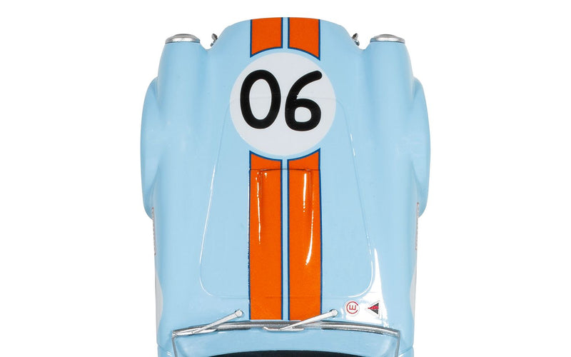 SCALEXTRIC C4509 SHELBY COBRA 289 GULF EDITION 1/32 SCALE SLOT CAR