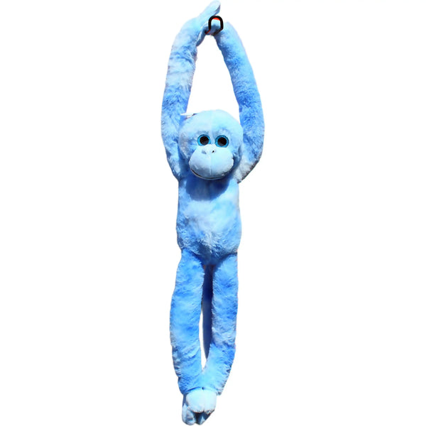 COTTON CANDY JG316 HANGING MONKEY QUINN PASTEL BLUE PLUSH