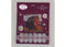 CRAFT BUDDY DIY CRYSTAL ART CARD KIT HORSE 18CM X 18CM PARTIAL CRYSTAL