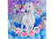 CRAFT BUDDY DIY CRYSTAL ART CARD KIT UNICORN GARLAND 18CM X 18CM PARTIAL CRYSTAL