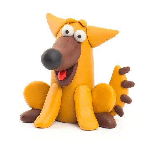 TOMY HEY CLAY ANIMALS DOGGIE AIR-DRY CLAY SET INCLUDES 5 CANS OF AIR DRY CLAY