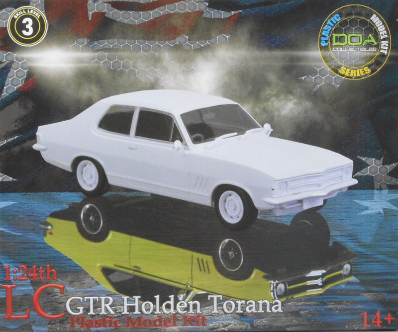 DDA DDA611K LC GTR HOLDEN TORANA SEALED BODY OPENING BONNET WITH ENGINE 1/24 SCALE PLASTIC MODEL KIT