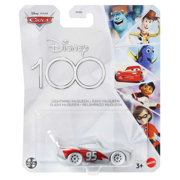 DISNEY PIXAR CARS DISNEY 100 LIGHTNING MCQUEEN METAL DIECAST