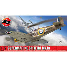 AIRFIX A01071C SUPERMARINE SPITFIRE MK.LA 1/72 SCALE PLASTIC MODEL KIT AIRCRAFT