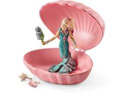 SCHLEICH 70564 BAYALA MERMAID WITH BABY SEAL IN SHELL