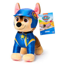 SPIN MASTER NICKELODEON PAW PATROL RESCUE WHEELS PUPS PLUSH - CHASE