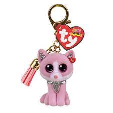 TY MINI BOOS FIONA CAT CLIP