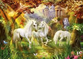 RAVENSBURGER 159925 UNICORNS IN THE FOREST 1000PC JIGSAW PUZZLE