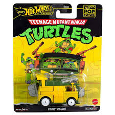 HOT WHEELS POP CULTURE PREMIUM TEENAGE MUTANT NINJA TURTLES PARTY WAGON