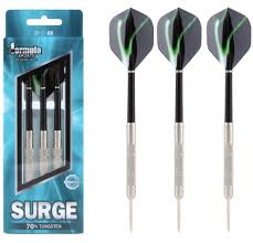 FORMULA SPORTS SURGE- 22 GRAM TEMPERED STEEL POINT 70% TUNGSTEN DART SET