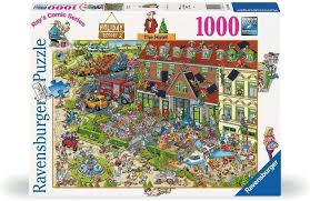 RAVENSBURGER 175796 RAYS COMIC SERIES HOLIDAY RESORT 2 THE HOTEL 1000PC JIGSAW PUZZLE