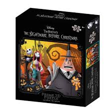 PRIME 3D 32678 TIM BURTONS THE NIGHTMARE BEFORE CHRISTMAS WITH MAYOR 500PC JIGSAW PUZZLE