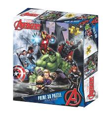 PRIME 3D 32549 MARVEL AVENGERS 500PC JIGSAW PUZZLE