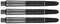 TARGET CARBON-TI PRO SHAFT MEDIUM 48MM MULTIPACK INCLUDES 3 SHAFTS