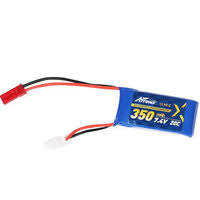 ARROWS HOBBY 7.4V 350MAH 20C PIONEER LIPO BATTERY WITH JST PLUG