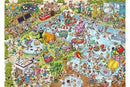 RAVENSBURGER 176366 RAY NICHOLSON COMIC SERIES HOLIDAY RESORT 3 THE POOL 1000 PIECES JIGSAW PUZZLE