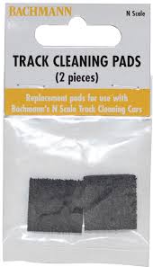 BACHMANN 16999 N SCALE TRACK CLEANING PADS 2 PACK