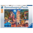 RAVENSBURGER 173808 EVENING IN PISA 500PC JIGSAW PUZZLE