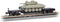 BACHMANN 71386 52 CENTER-DEPRESSED FLAT CAR WITH SHERIDAN TANK GREEN DDOX #48434 N SCALE SILVER SERIES ROLLING STOCK