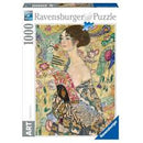 RAVENSBURGER 176342 ART COLLECTION GUSTAV KLIMT LADY WITH A FAN 1000 PIECES JIGSAW PUZZLE