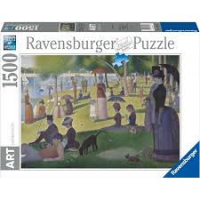 RAVENSBURGER 176038 ART COLLECTION - A SUNDAY AFTERNOON ON THE ISLAND OF LA GRANDE JATTE 1500 PC JIGSAW PUZZLE