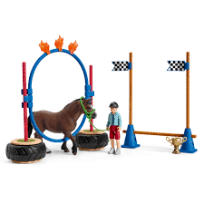 SCHLEICH 42482 PONY AGILITY RACE