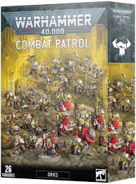 WARHAMMER 40,000 73-50 COMBAT PATROL ORKS INCLUDES 26 MINIATURES