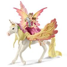 SCHLEICH 70568 FAIRY FEYA WITH PEAGUSS UNICORN