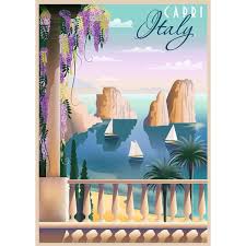 RAVENSBURGER 176151 POSTCARD FROM CAPRI ITALY 1000PC JIGSAW PUZZLE