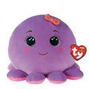 TY SQUISHY BEANIES OCTAVIA PURPLE OCTOPUS 35CM SQUISH PLUSH