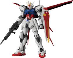 BANDAI 5061590 MG AILE STRIKE GUNDAM O.M.N.I.ENFORCER MOBILE SUIT GAT-X105 1/100 SCALE PLASTIC MODEL KIT