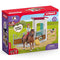 SCHLEICH 42710 HORSE CLUB HORSEBOX HANNAH AND CAYENNE 25PC