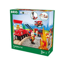 BRIO WORLD 33815 FIREFIGHTER SET 18 PIECE PLAYSET