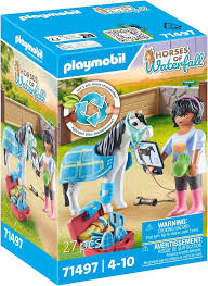 PLAYMOBIL 71497 HORSES OF WATERFALL HORSE THERAPIST 27PC