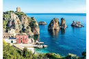 RAVENSBURGER 176113 SEA STACKS AT SCOPELLO SICILY 1000PC JIGSAW PUZZLE