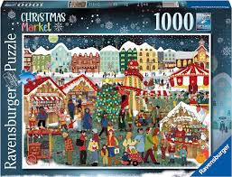 RAVENSBURGER 175468 CHRISTMAS MARKET 1000PC JIGSAW PUZZLE