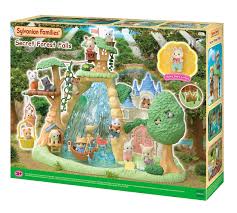 SYLVANIAN FAMILIES 5761 SECRET FOREST FALLS WITH HUSKY BABY LINNEA