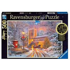 RAVENSBURGER 173846 STAR LINE MAGICAL CHRISTMAS 500PC JIGSAW PUZZLE