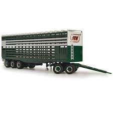 HIGHWAY REPLICAS 12976 LIVESTOCK COLLECTION  AUSTRALIAN LIVESTOCK TRAILER WITH DOLLY 1/64  SCALE DIECAST TRUCK