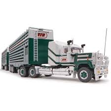 HIGHWAY REPLICAS LIVESTOCK COLLECTION 12024 LIMITED EDITION AUSTRALIAN LIVESTOCK ROAD TRAIN 1/64 SCALE DIECAST TRUCK