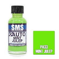 SMS PA33 AUTO MINT JULEP ACRYLIC LACQUER PAINT 30ML