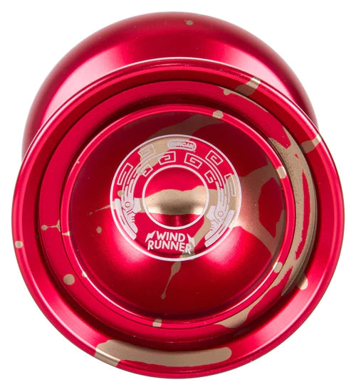 DUNCAN EXPERT BARRACUDA RED WITH GOLD SPLASH YOYO