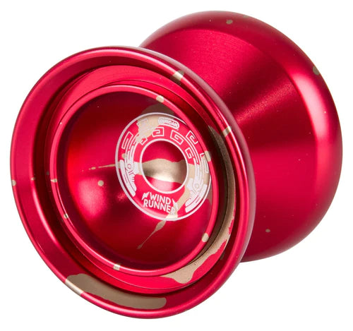 DUNCAN EXPERT BARRACUDA RED WITH GOLD SPLASH YOYO