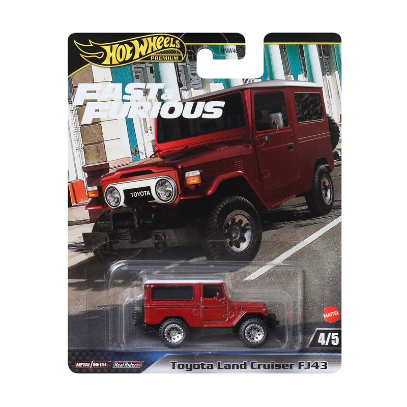 HOT WHEELS PREMIUM FAST & FURIOUS F9 THE FAST SAGA HRT96 TOYOTA LAND CRUISER FJ43 - 4 OF 5