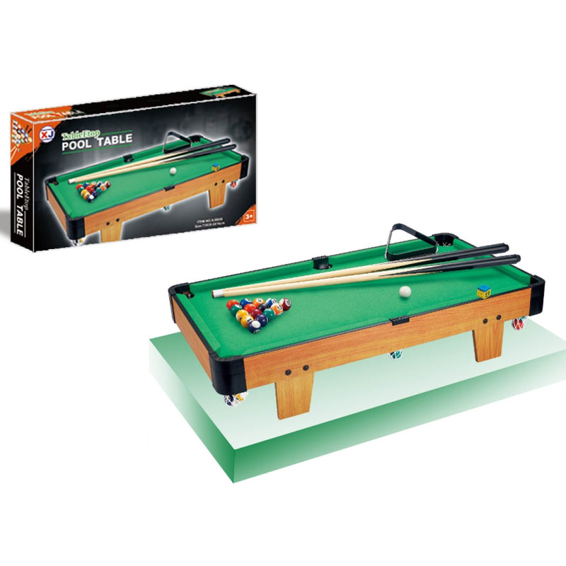 XIANG JUN TABLE TOP POOL TABLE 73 X 39 X 16