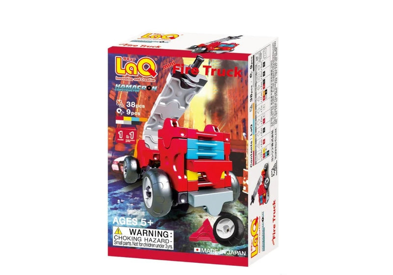 LAQ HAMACRON CONSTRUCTOR - MINI FIRE TRUCK 1 MODEL BUILDING BLOCK KIT 38 PIECES