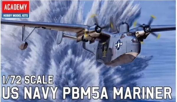 ACADEMY 12586 USN PBM-5A MARINER FLYING BOAT 1/72 SCALE PLASTIC MODEL KIT