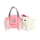 FANCY PALS FP329 CAT IN PINK FRILL BAG WITH STAR