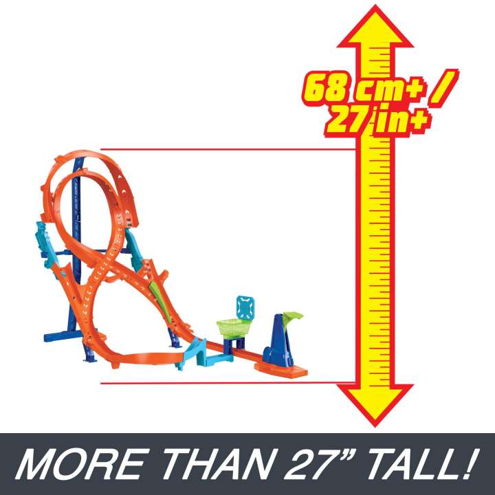 HOTWHEELS STUNT VERTICAL 8 SET