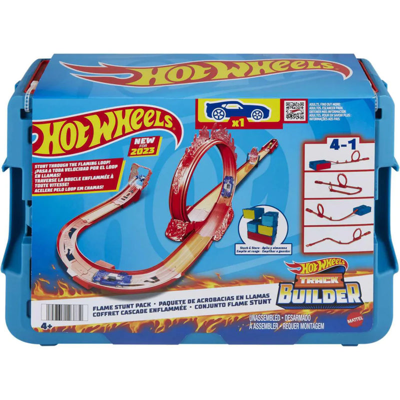 HOT WHEELS TRACK BUILDER FLAME STUNT PACK